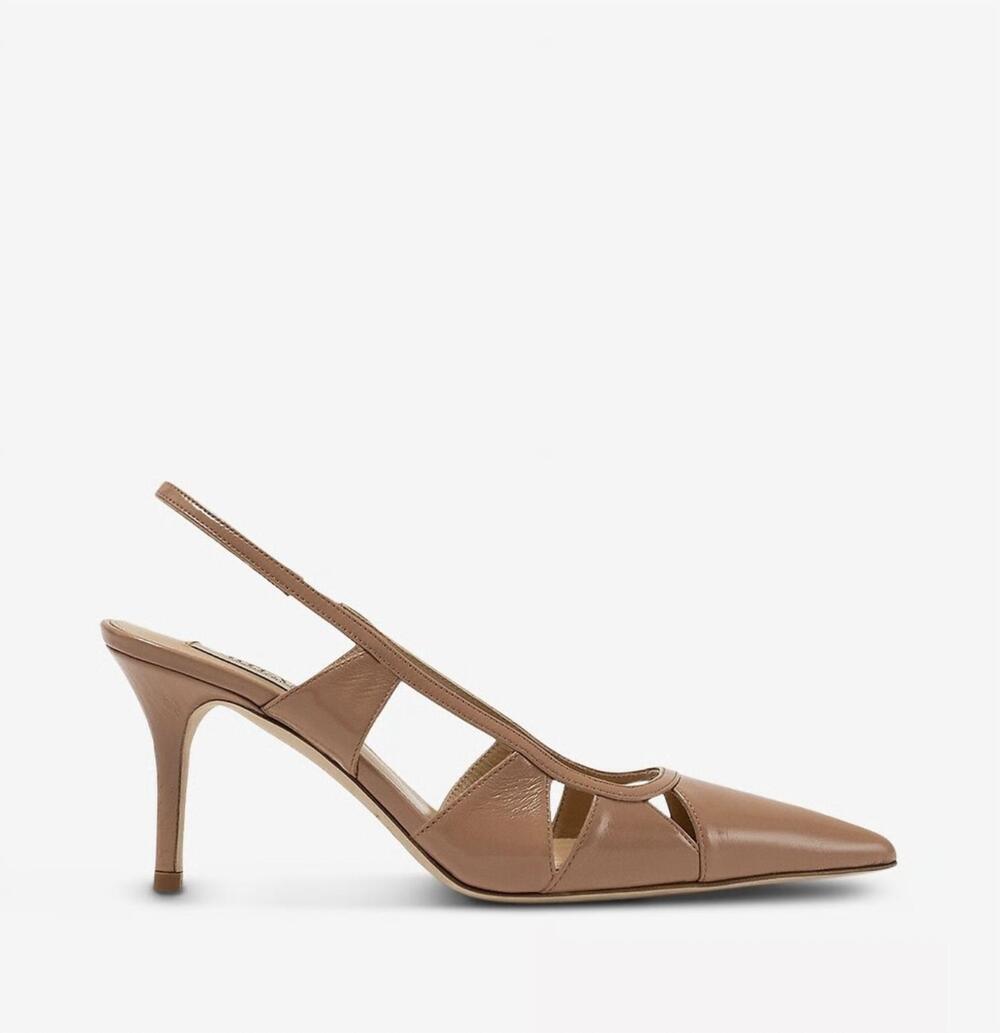 NEW ARTEANA women's savona 75 slingback pump in walnut